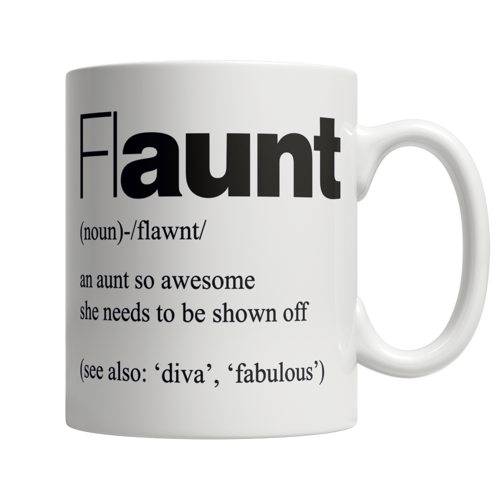 flAUNT - White Mug